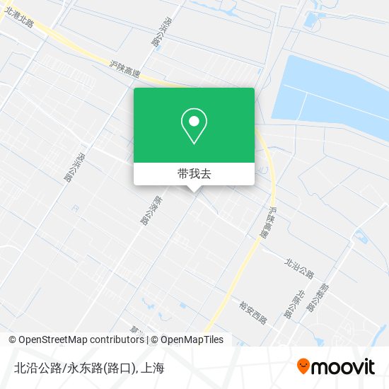 北沿公路/永东路(路口)地图