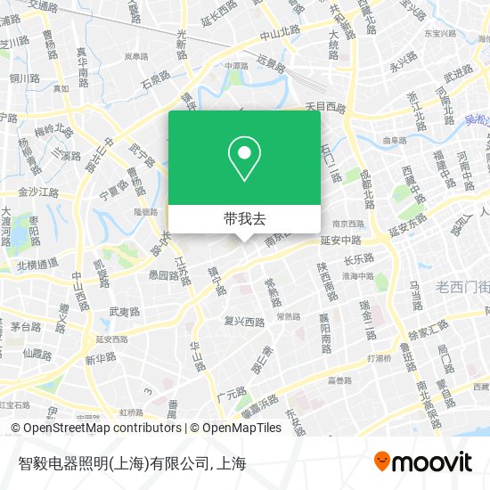 智毅电器照明(上海)有限公司地图