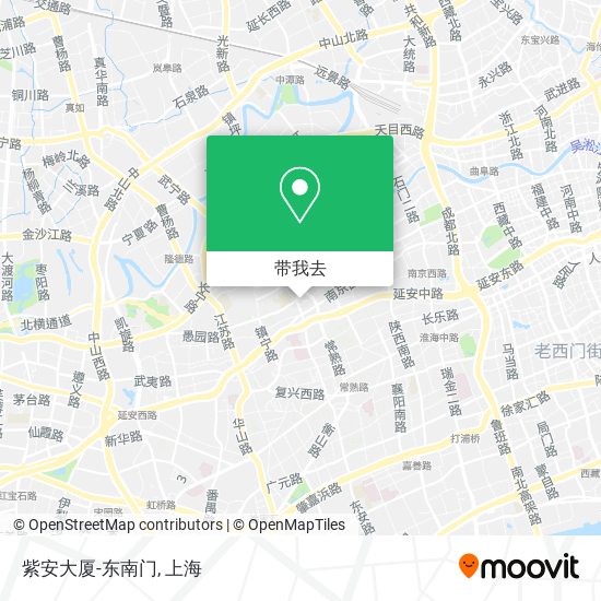 紫安大厦-东南门地图