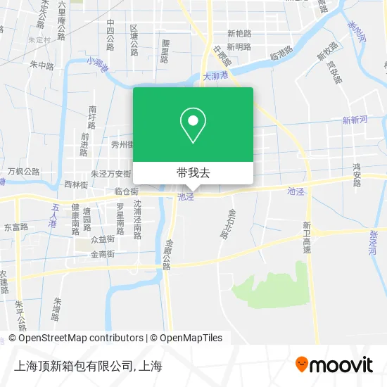 上海顶新箱包有限公司地图