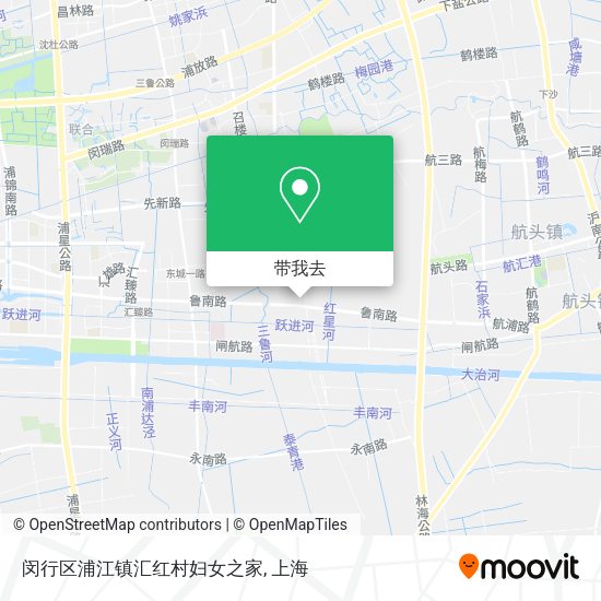 闵行区浦江镇汇红村妇女之家地图