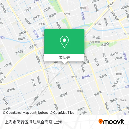 上海市闵行区满红综合商店地图