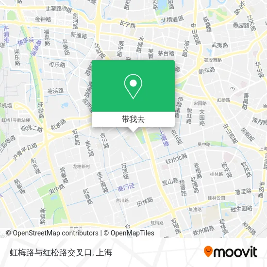 虹梅路与红松路交叉口地图