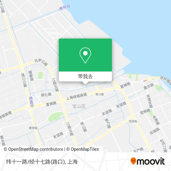 纬十一路/经十七路(路口)地图