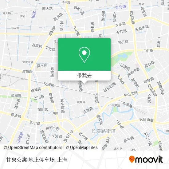 甘泉公寓-地上停车场地图
