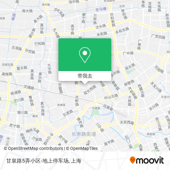 甘泉路5弄小区-地上停车场地图