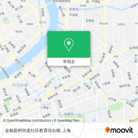 金杨新村街道社区教育综合楼地图