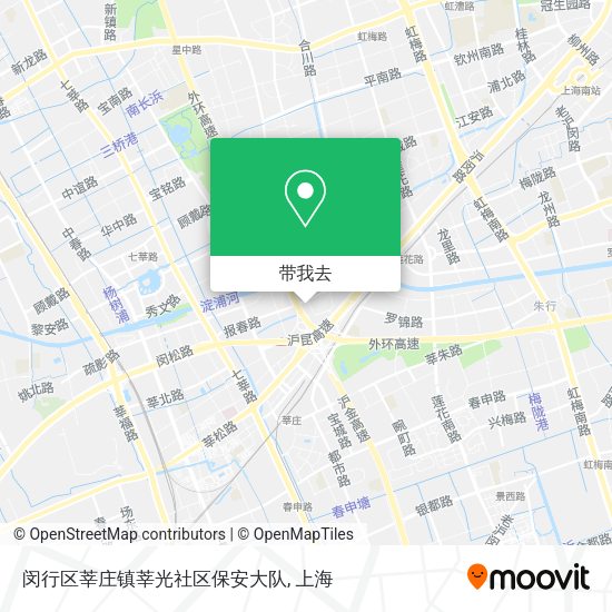 闵行区莘庄镇莘光社区保安大队地图