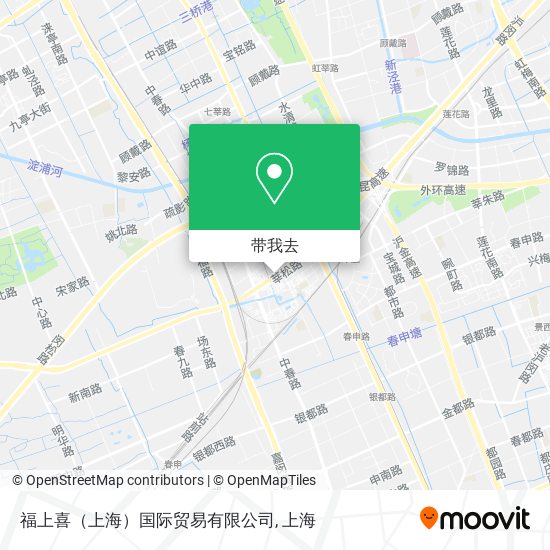 福上喜（上海）国际贸易有限公司地图