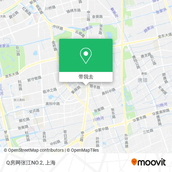 Q房网张江NO.2地图