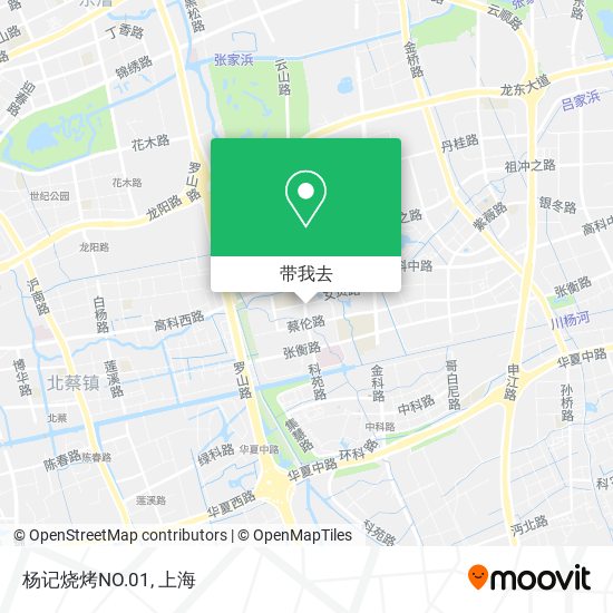 杨记烧烤NO.01地图