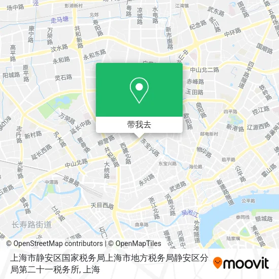 上海市静安区国家税务局上海市地方税务局静安区分局第二十一税务所地图