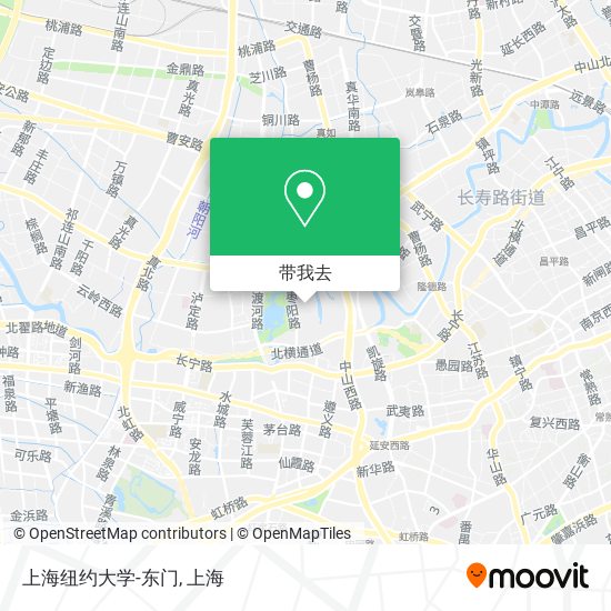 上海纽约大学-东门地图