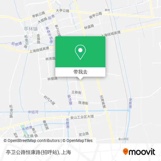 亭卫公路恒康路(招呼站)地图