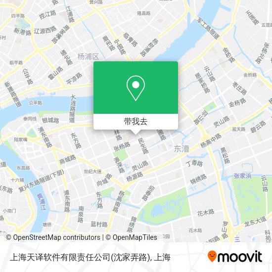 上海天译软件有限责任公司(沈家弄路)地图