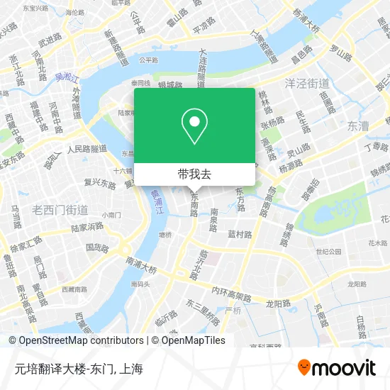 元培翻译大楼-东门地图