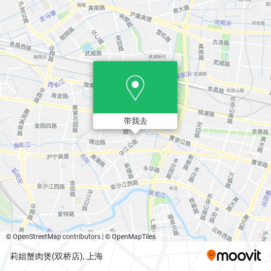 莉姐蟹肉煲(双桥店)地图