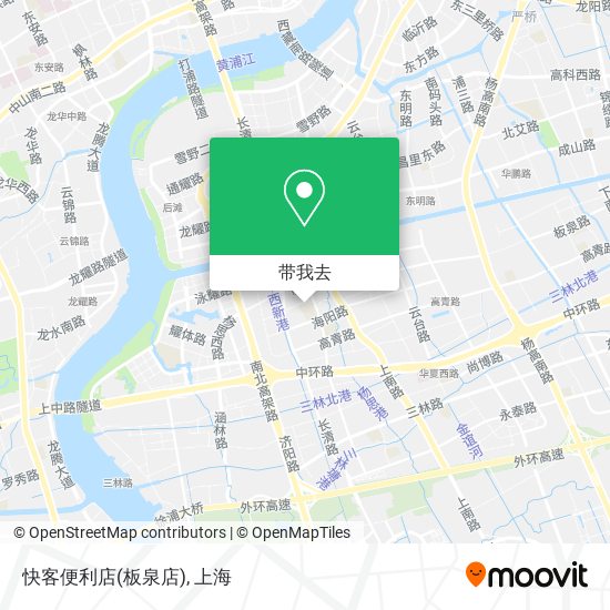 快客便利店(板泉店)地图