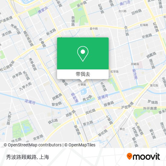 秀波路顾戴路地图