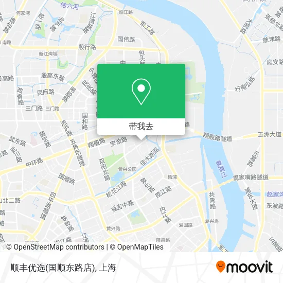 顺丰优选(国顺东路店)地图