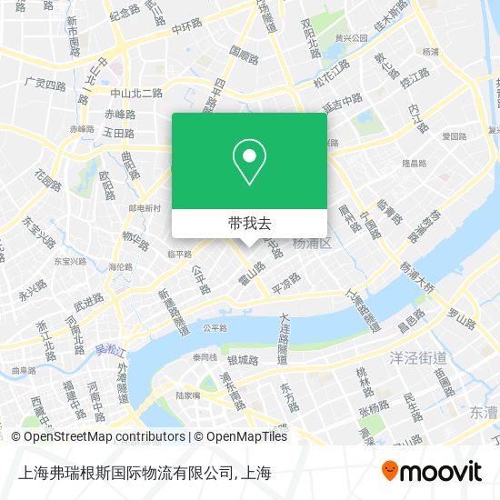 上海弗瑞根斯国际物流有限公司地图