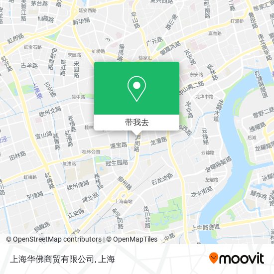 上海华佛商贸有限公司地图