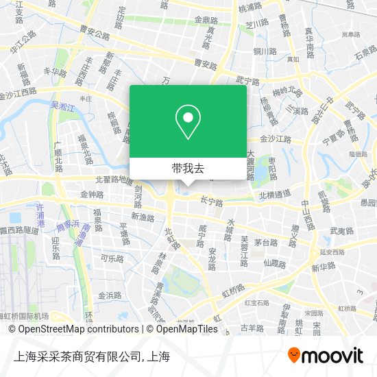 上海采采茶商贸有限公司地图