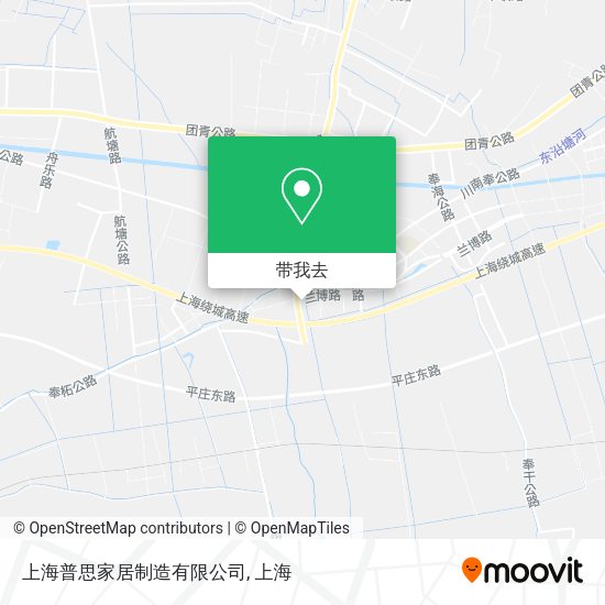 上海普思家居制造有限公司地图