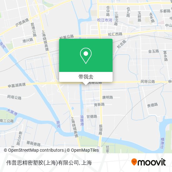 伟普思精密塑胶(上海)有限公司地图