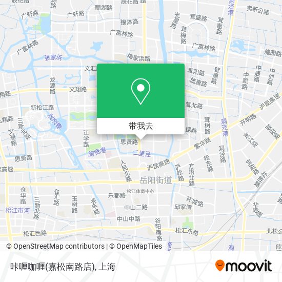 咔喱咖喱(嘉松南路店)地图