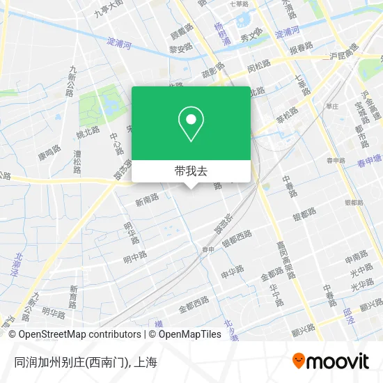 同润加州别庄(西南门)地图