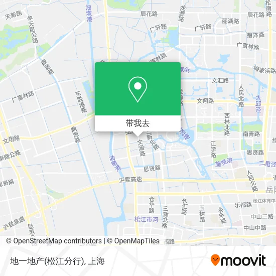地一地产(松江分行)地图
