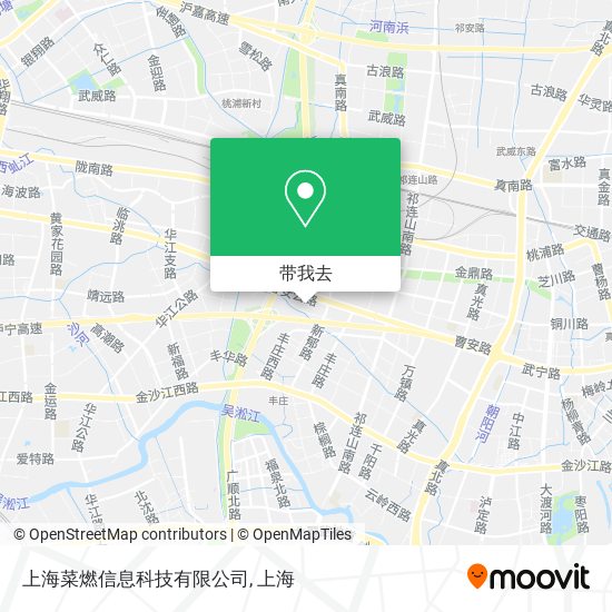 上海菜燃信息科技有限公司地图
