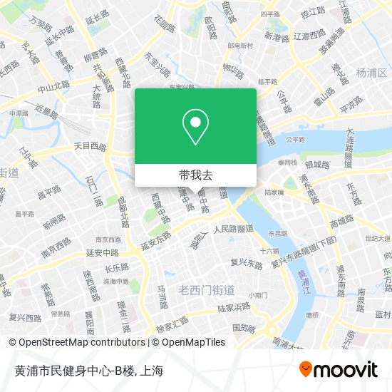 黄浦市民健身中心-B楼地图