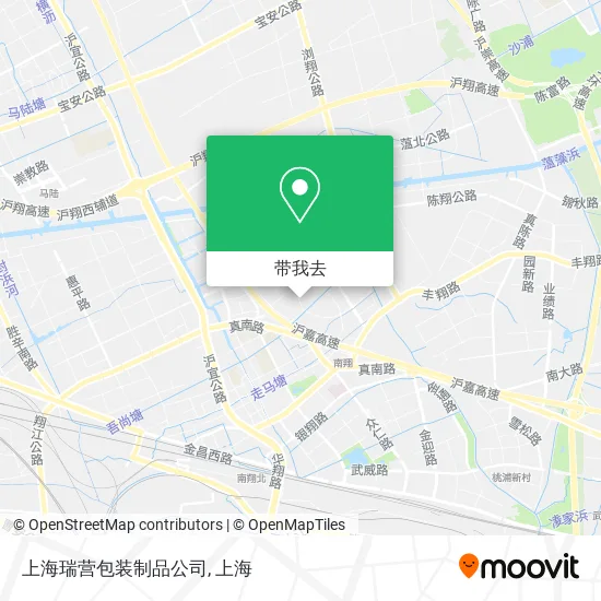 上海瑞营包装制品公司地图