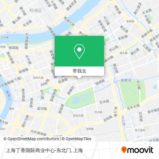 上海丁香国际商业中心-东北门地图