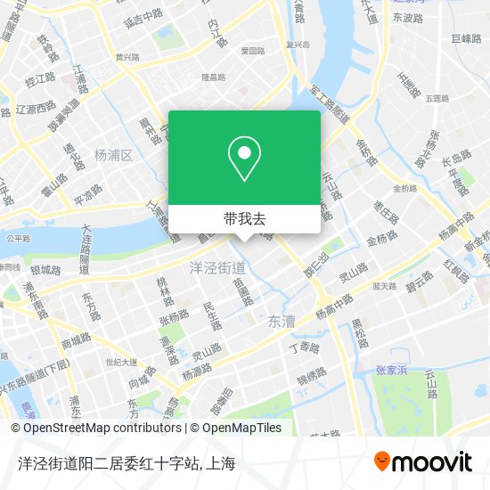 洋泾街道阳二居委红十字站地图