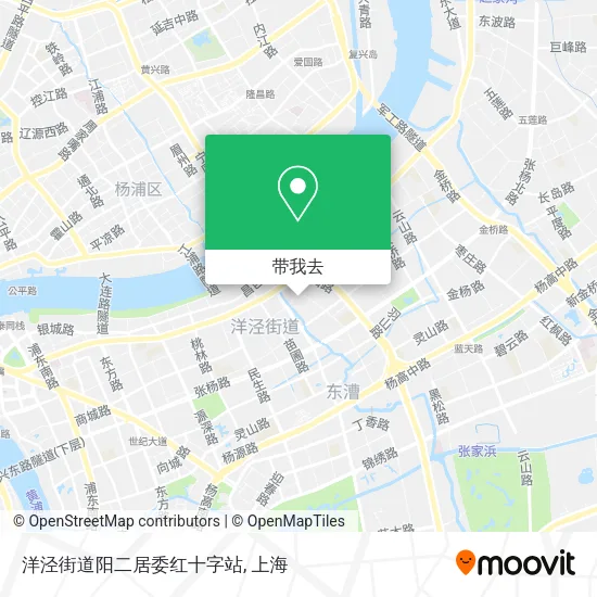 洋泾街道阳二居委红十字站地图