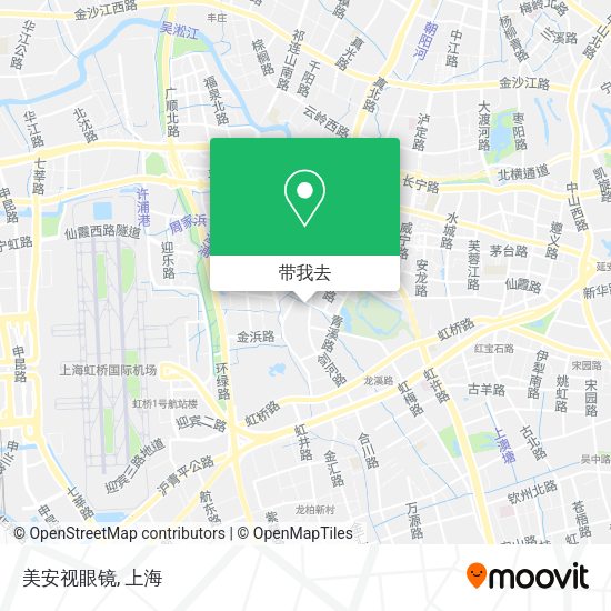 美安视眼镜地图