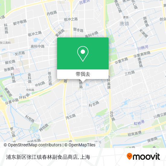浦东新区张江镇春林副食品商店地图