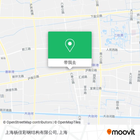 上海杨佳彩钢结构有限公司地图