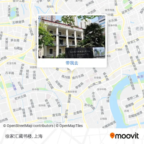 徐家汇藏书楼地图