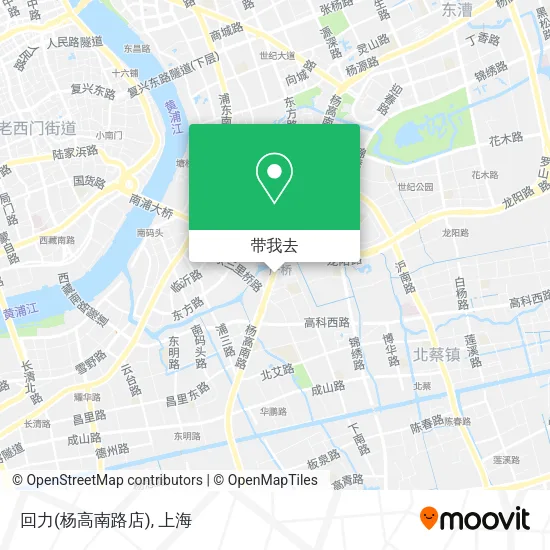 回力(杨高南路店)地图