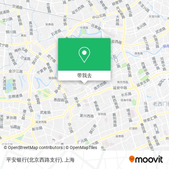 平安银行(北京西路支行)地图