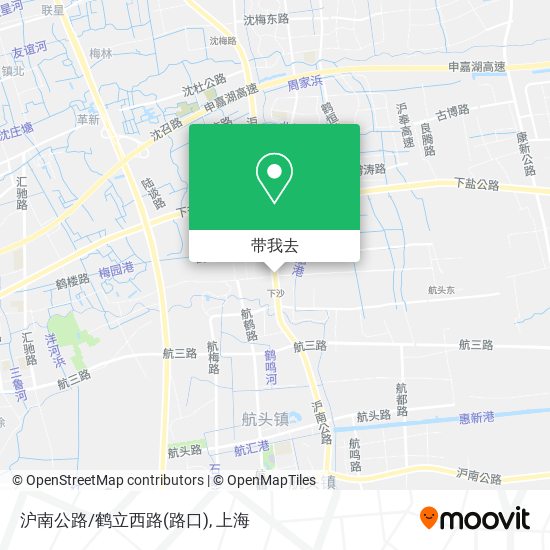沪南公路/鹤立西路(路口)地图