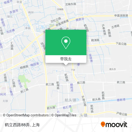 鹤立西路88弄地图
