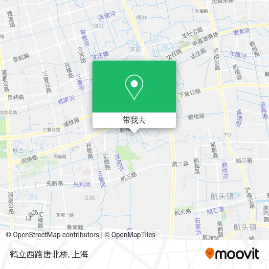 鹤立西路唐北桥地图