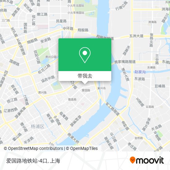 爱国路地铁站-4口地图