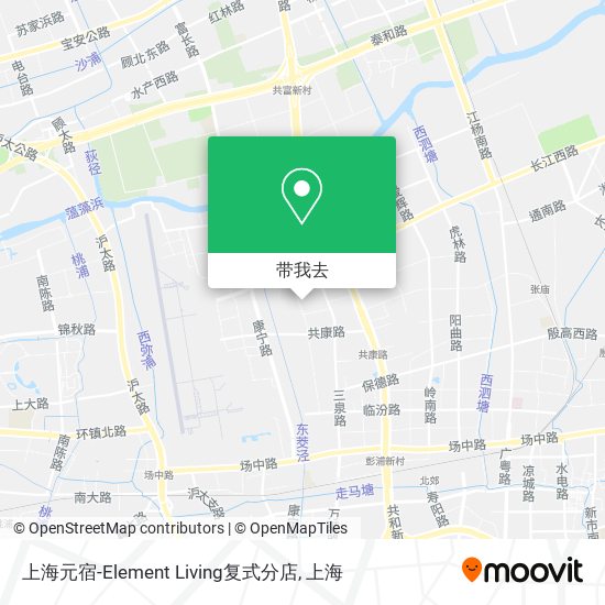 上海元宿-Element Living复式分店地图