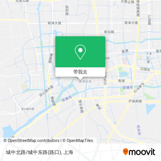 城中北路/城中东路(路口)地图